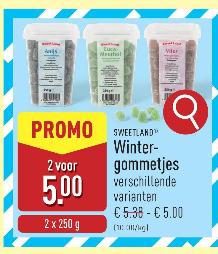 Wintergommetjes keuze uit verschillende varianten