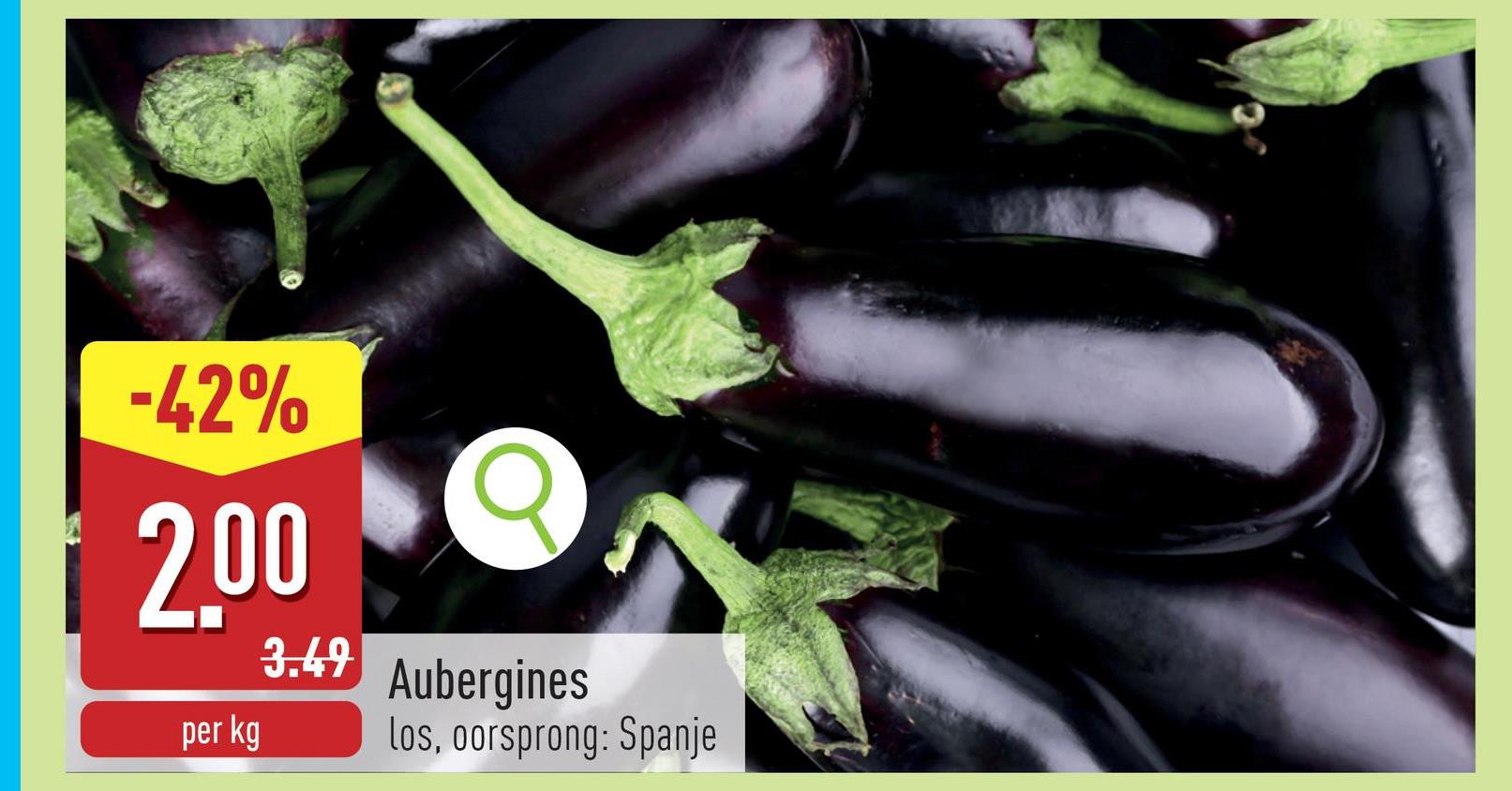 Aubergines los, oorsprong: Spanje