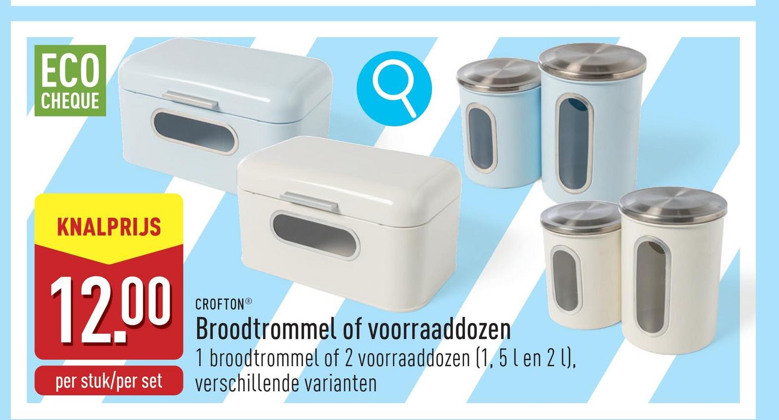 Broodtrommel of voorraaddozen keuze uit 1 broodtrommel (30 x 18 x 16 cm) en 2 voorraaddozen (1,5 l en 2 l), keuze uit verschillende varianten