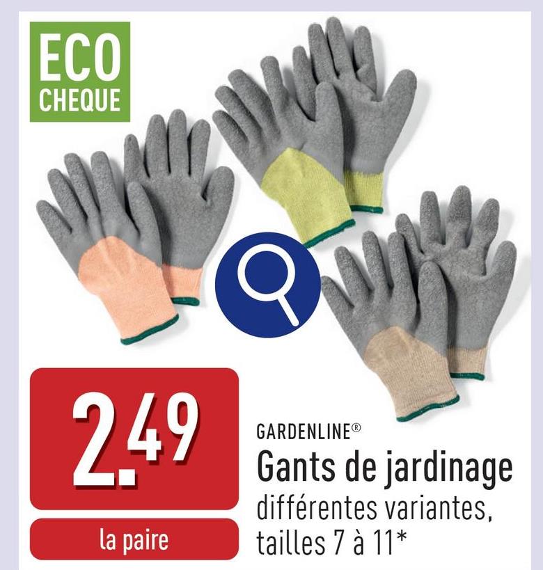 Gants de jardinage extrarobuste, choix entre différentes variantes, tailles 7 à 11