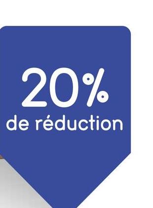 20%
de réduction