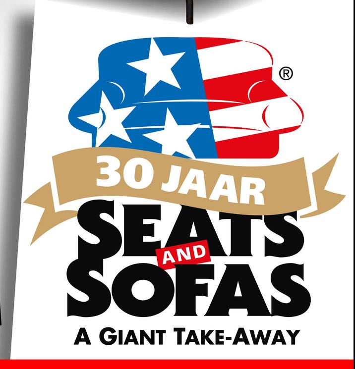 R
30 JAAR K
SEATS
SOFAS
A GIANT TAKE-AWAY