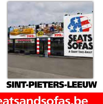 SEATS
SOFAS
SINT-PIETERS-LEEUW
eatsandsofas.be