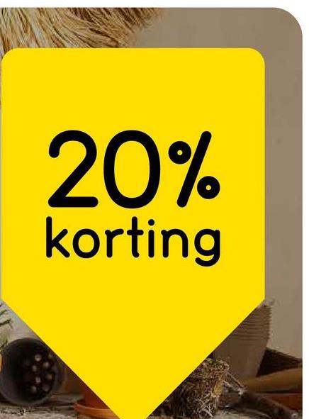 20%
korting