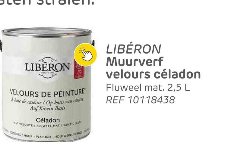 LIBÉRON Muurverf velours céladon