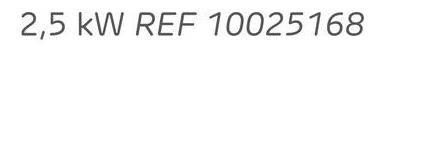 2,5 kW REF 10025168