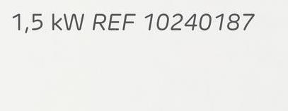1,5 kW REF 10240187