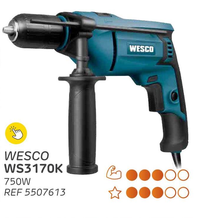 WESCO
WS3170K
750W
REF 5507613
B
WESCO