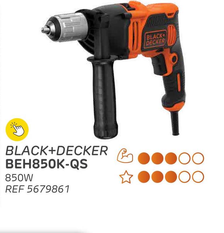BLACK+DECKER
BEH850K-QS
850W
REF 5679861
BLACK
DECKER
OOO