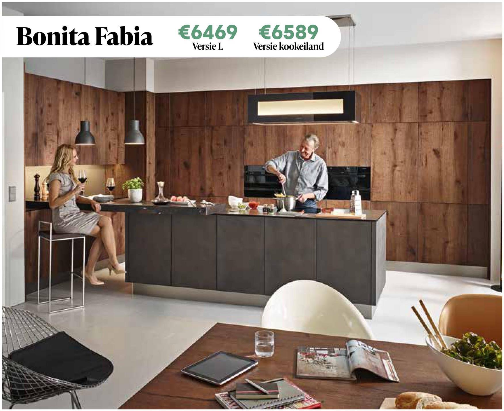 Bonita Fabia €6469 €6589
Versie L
Versie kookeiland
GI