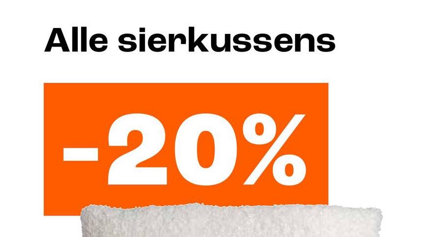 Alle sierkussens
-20%