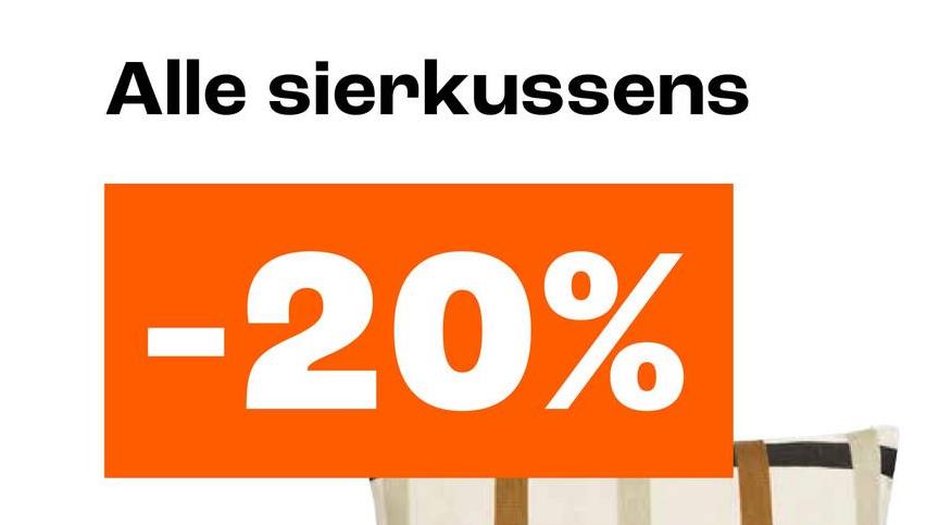 Alle sierkussens
-20%