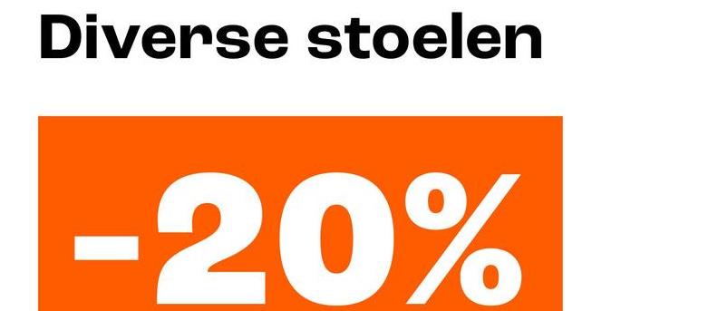 Diverse stoelen
-20%