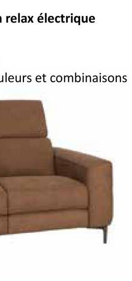 ■relax électrique
uleurs et combinaisons