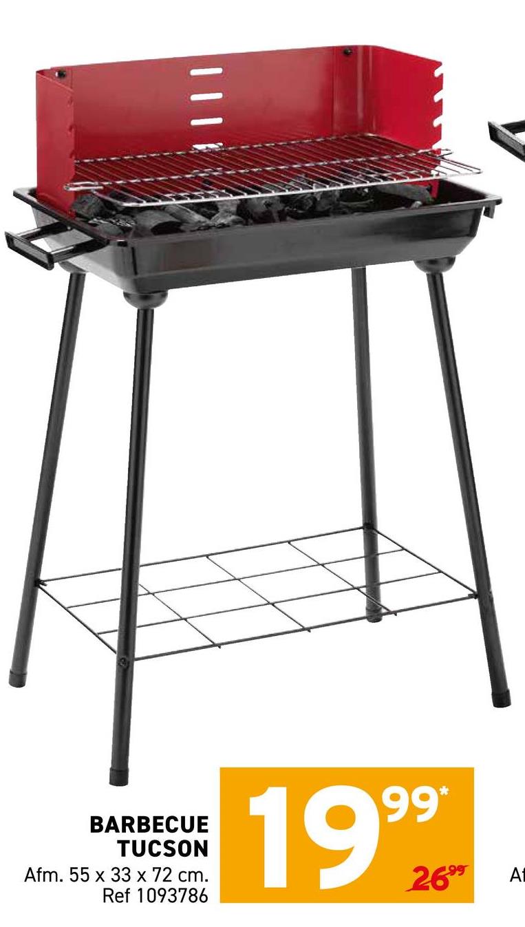 BARBECUE
TUCSON
Afm. 55 x 33 x 72 cm.
Ref 1093786
1999
2699
A₁
