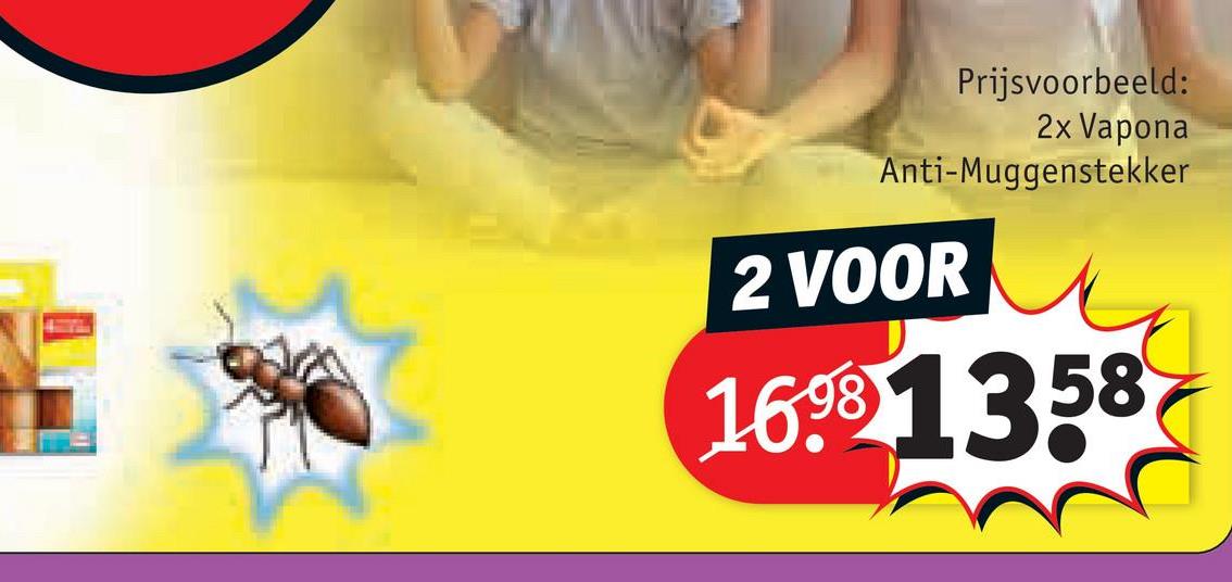 Prijsvoorbeeld:
2x Vapona
Anti-Muggenstekker
2 VOOR
16981358