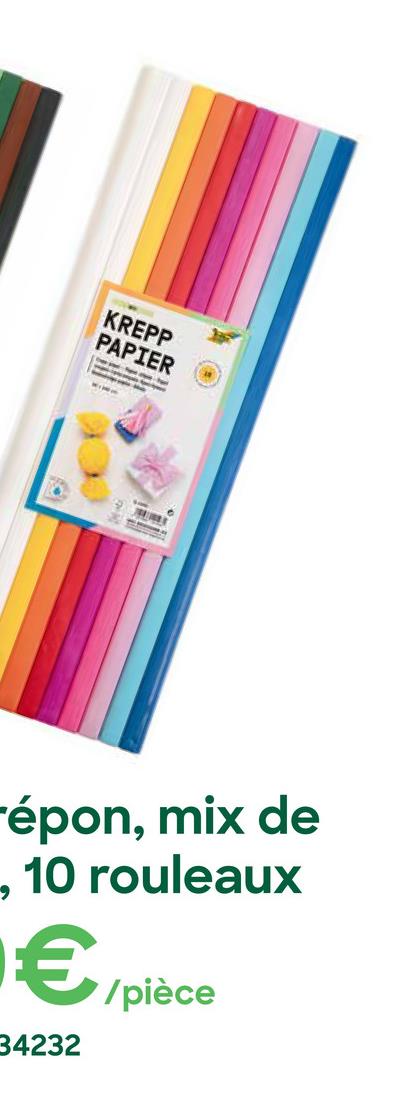 KREPP
PAPIER
répon, mix de
, 10 rouleaux
€
34232
/pièce