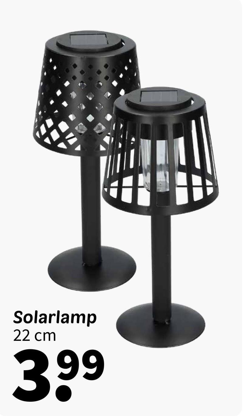 Solarlamp
22 cm
3.99