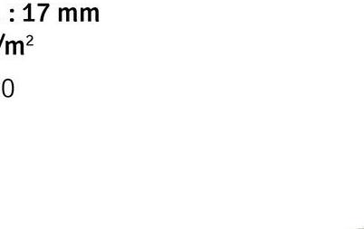 : 17 mm
m²
0