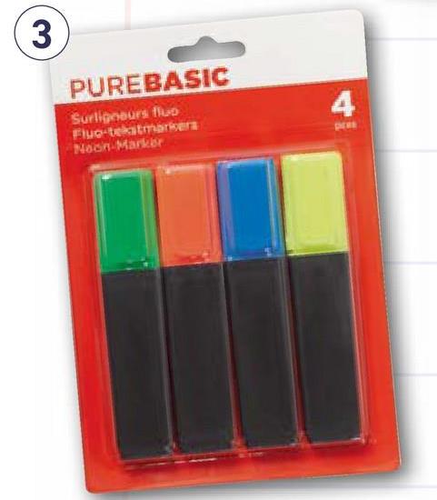 3
PUREBASIC
Surligneurs fluo
Fluo-tekstmarkers
Noon-Marker
4
DERE