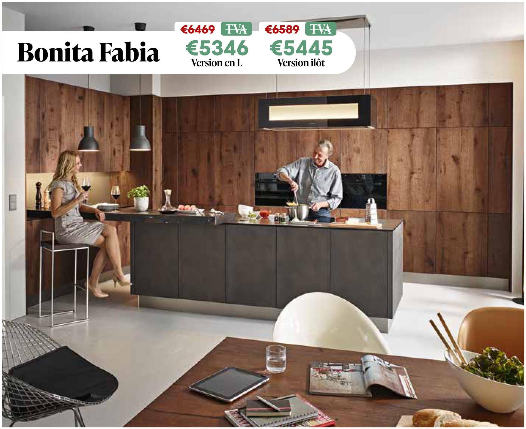 Bonita Fabia
€6469 TVA
€5346
Version en L
€6589 TVA
€5445
Version ilôt
GI