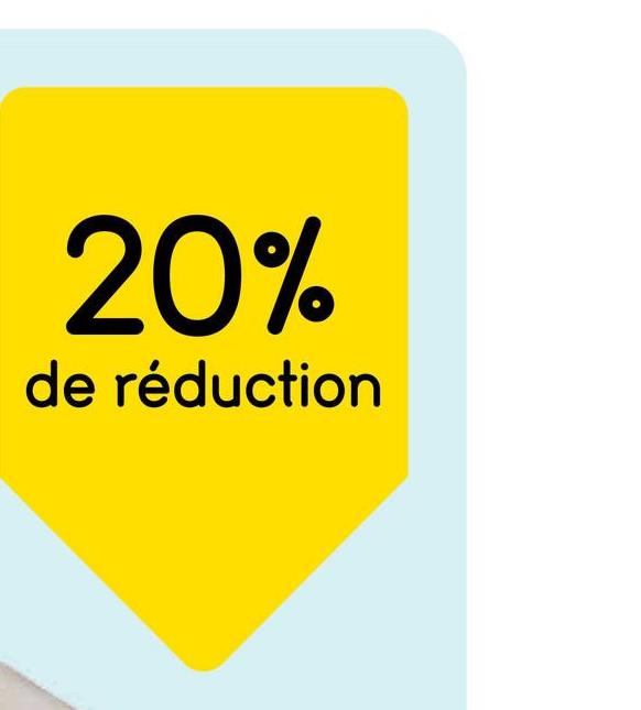 20%
de réduction