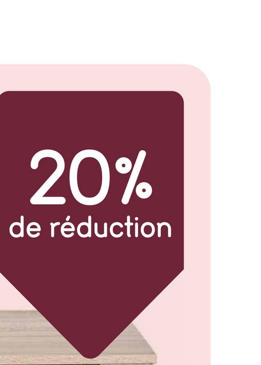 20%
de réduction