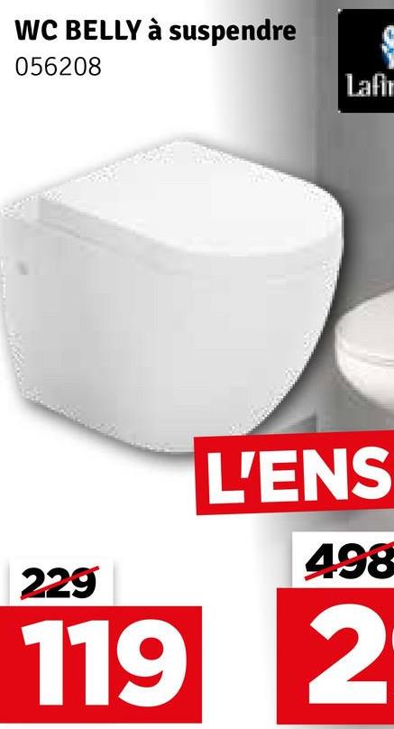 WC BELLY à suspendre
056208
Lafir
229
L'ENS
498
119 2