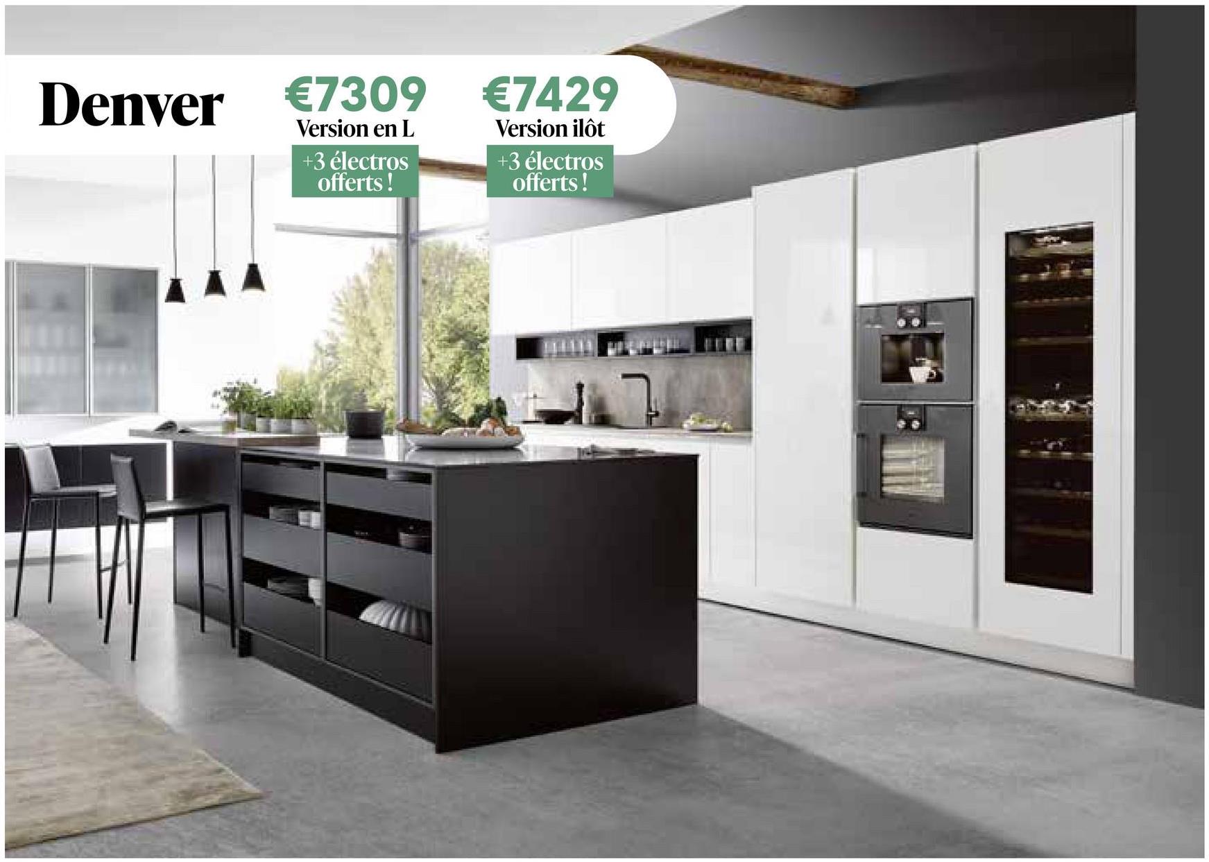 Denver €7309
Version en L
+3 électros
offerts!
€7429
Version ilôt
+3 électros
offerts!