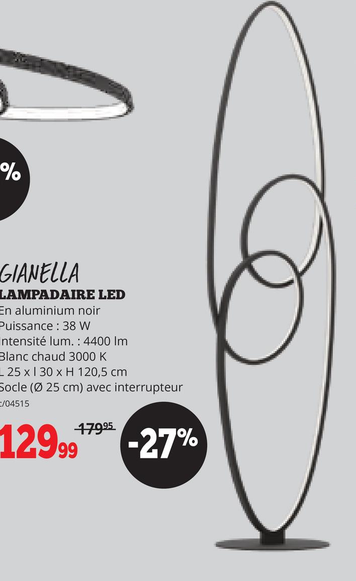 GIANELLA LAMPADAIRE LED