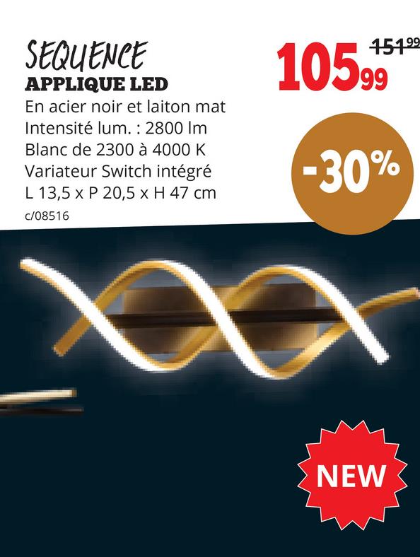 SEQUENCE APPLIQUE LED