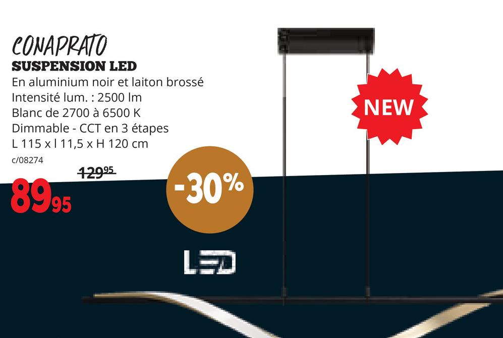 CONAPRATO SUSPENSION LED