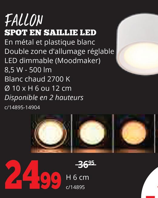 FALLON SPOT EN SAILLIE LED