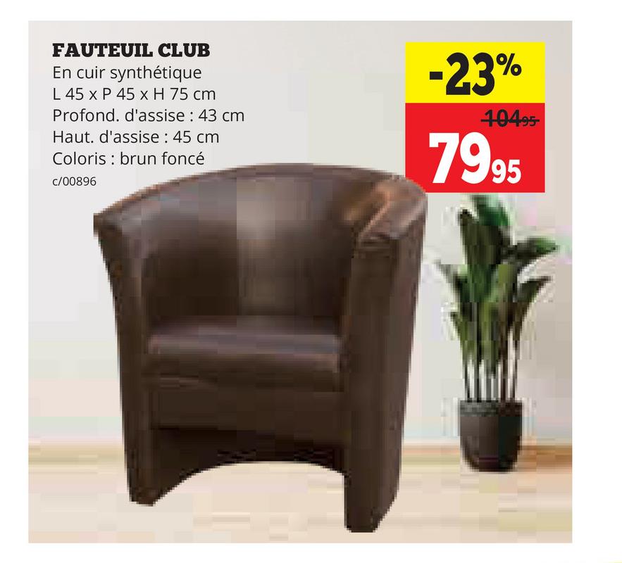 FAUTEUIL CLUB