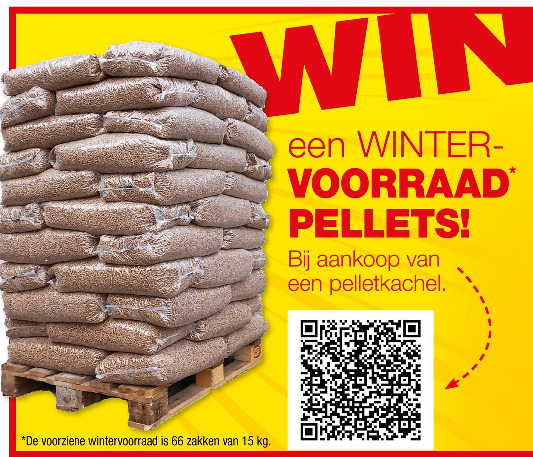 WIN een WINTER- VOORRAAD PELLETS!