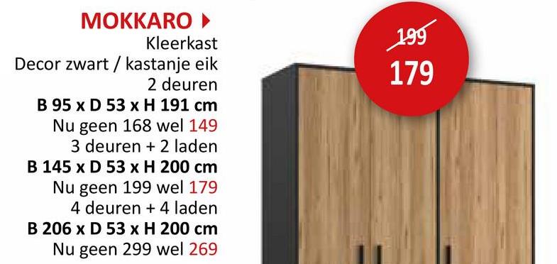 MOKKARO Kleerkast
