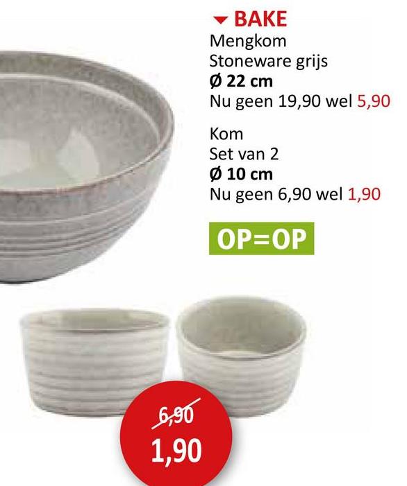 Kom Set van 2