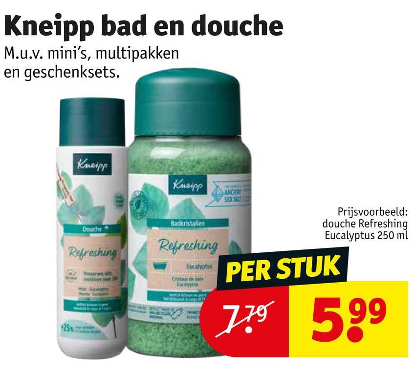 Kneipp bad en douche
