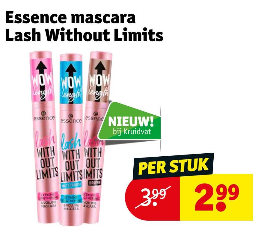 Essence mascara Lash Without Limits