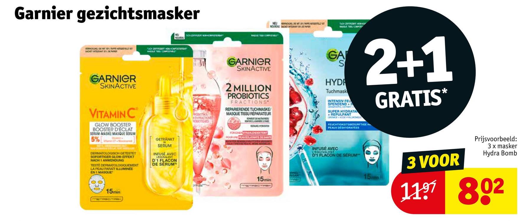 Garnier gezichtsmasker