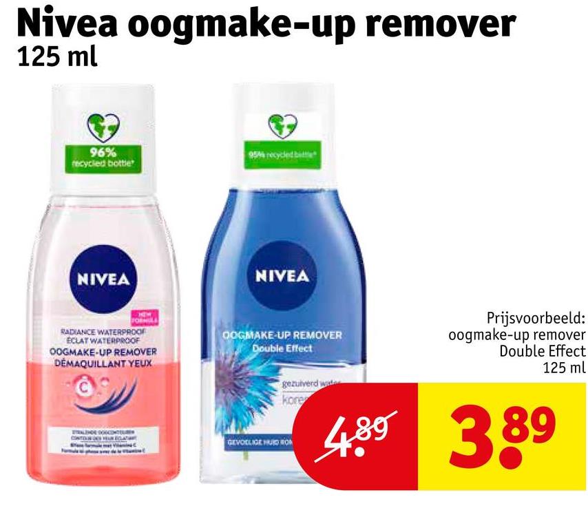 Nivea oogmake-up remover