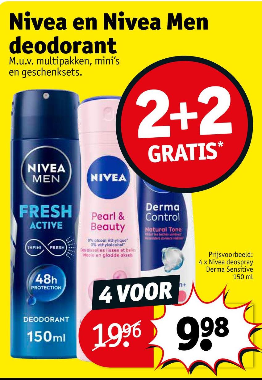 Nivea en Nivea Men deodorant