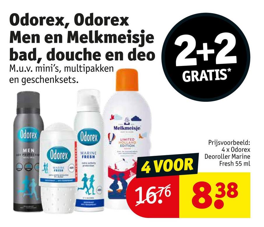 Odorex, Odorex Men en Melkmeisje bad, douche en deo