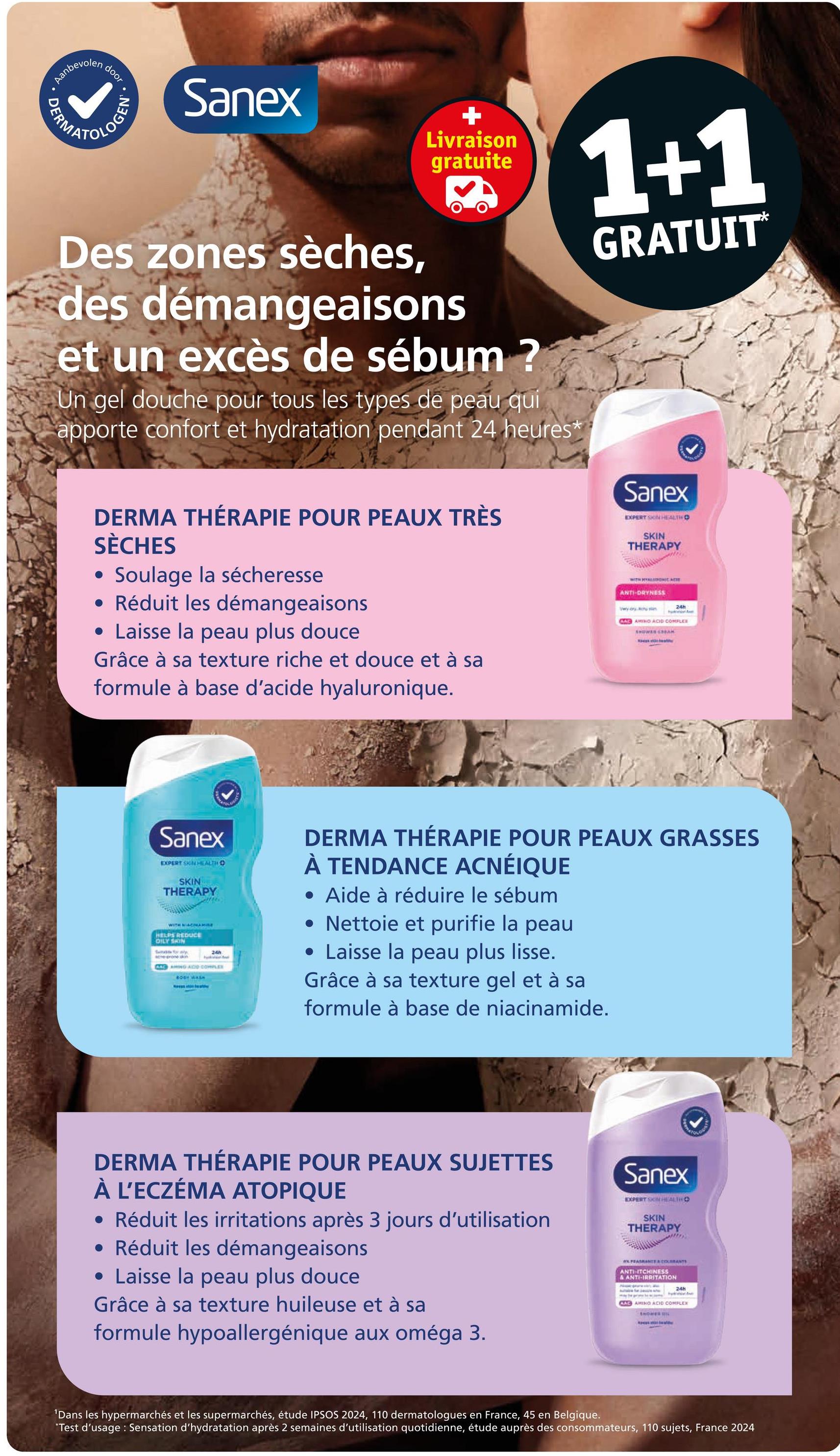 DERMA THÉRAPIE POUR PEAUX TRÈS SÈCHES