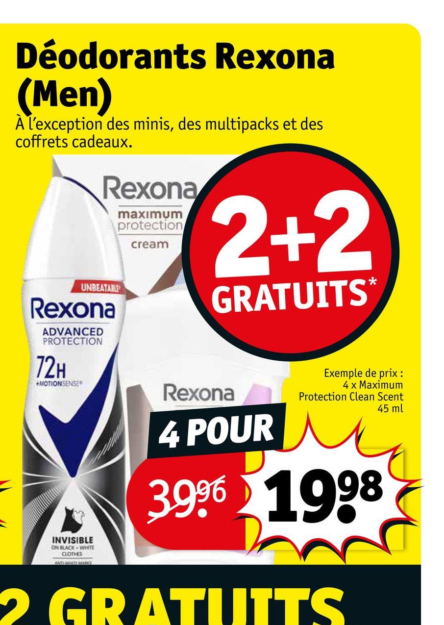 Déodorants Rexona (Men)