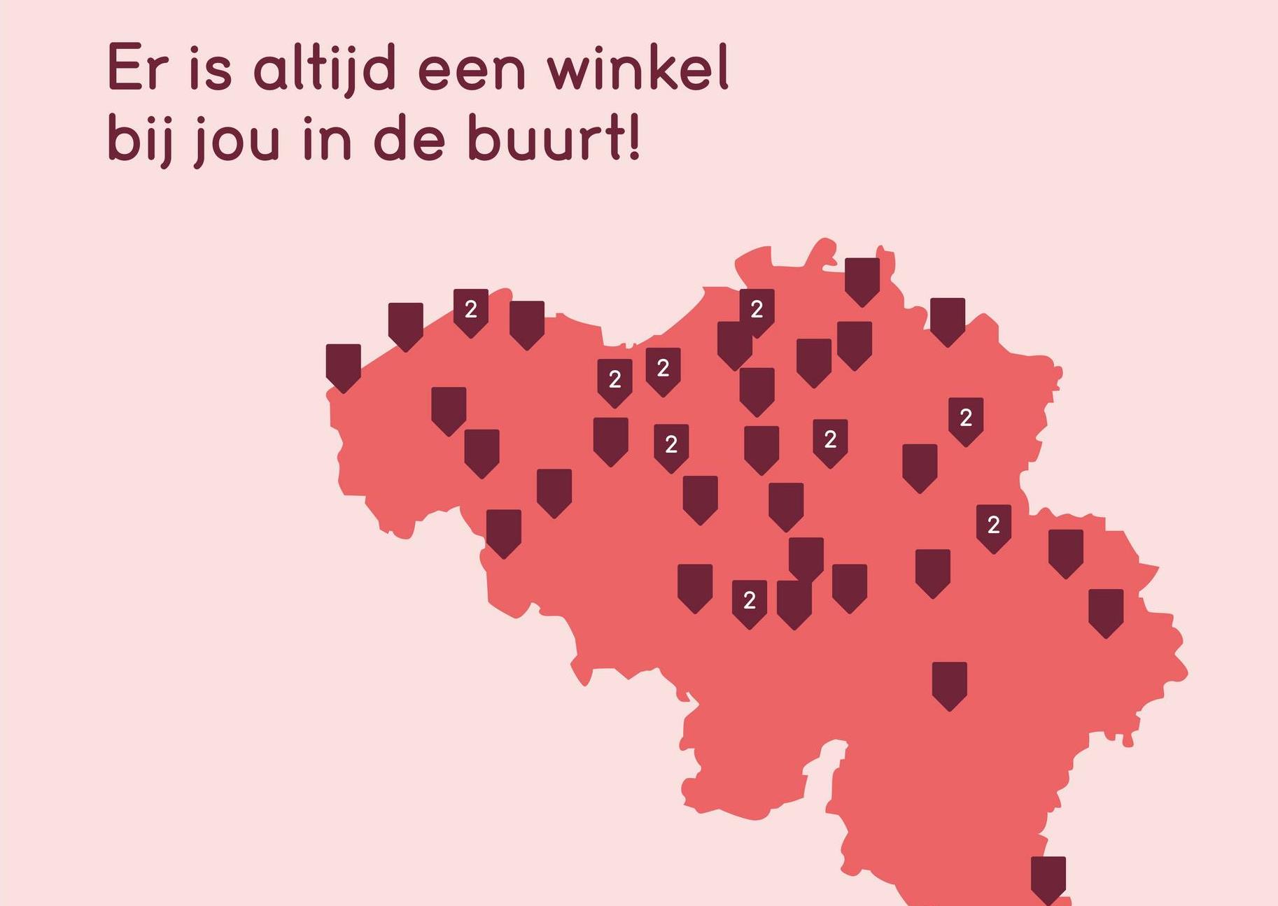 Er is altijd een winkel bij jou in de buurt!