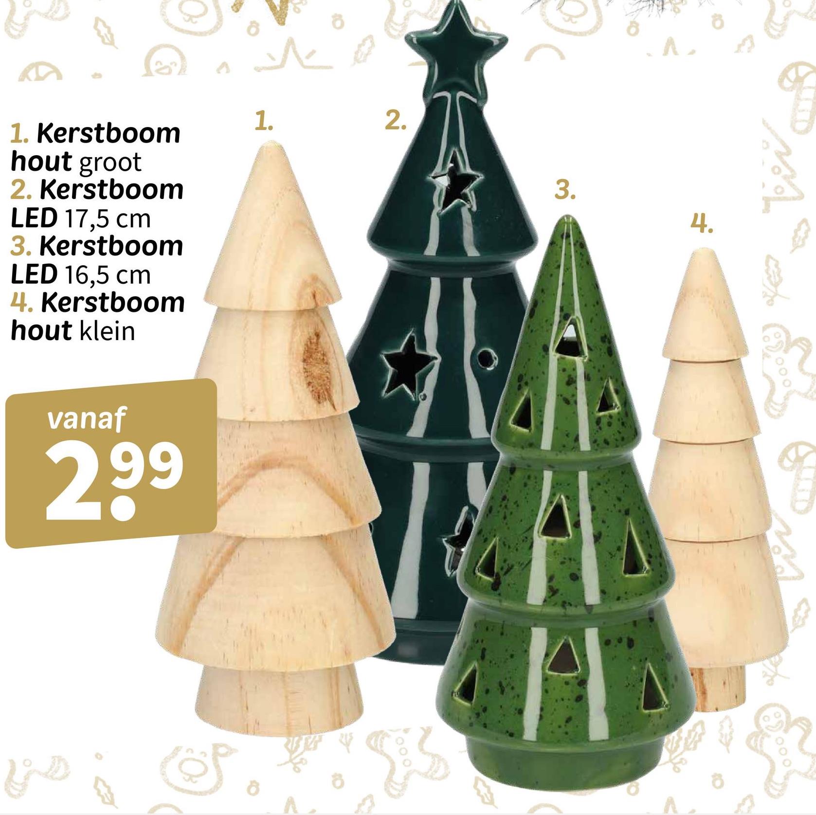 Kerstboom hout groot