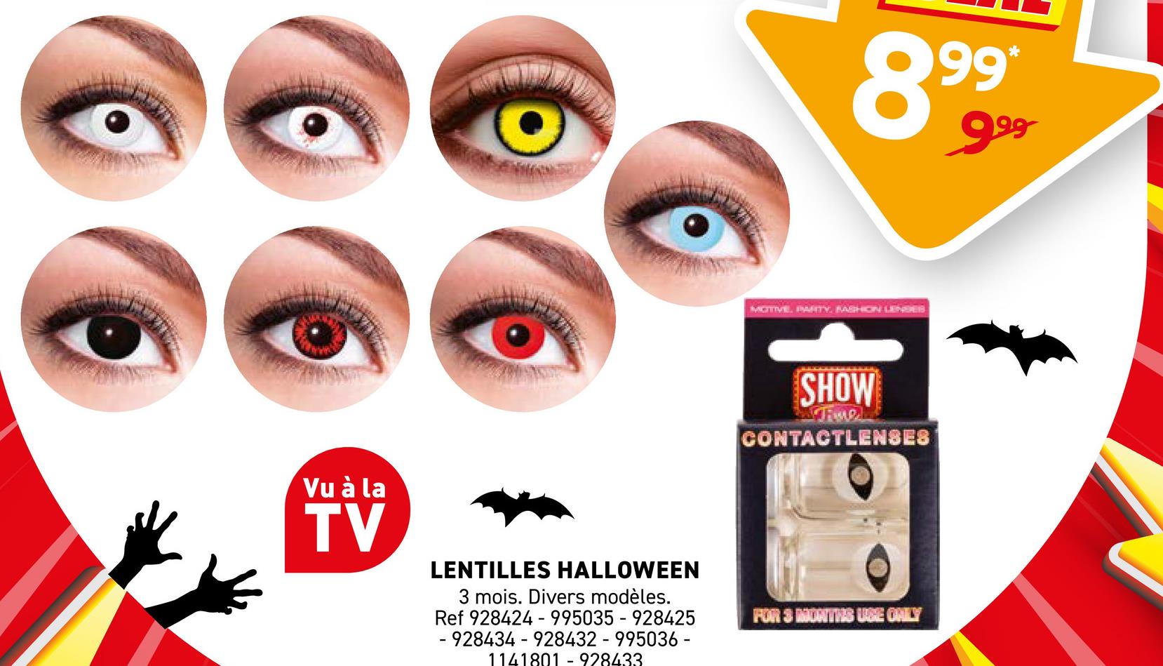 LENTILLES HALLOWEEN