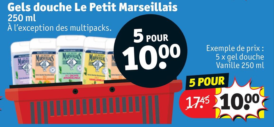 Gels douche Le Petit Marseillais