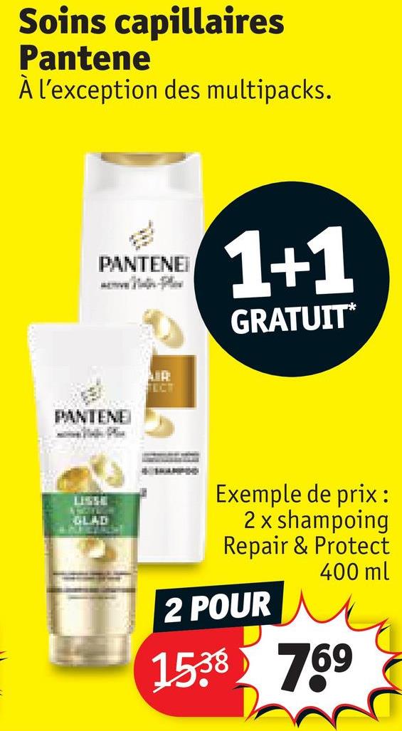 Soins capillaires Pantene